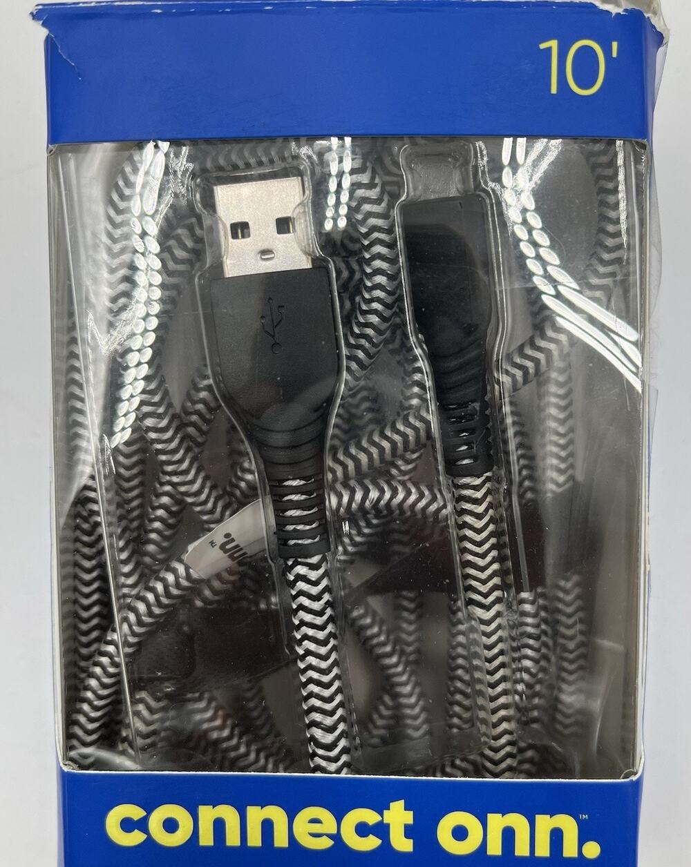 Connect Onn 10 Ft USB-A to USB-C Cable